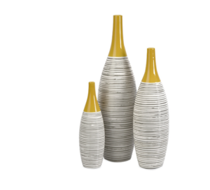 andean multi glaze vases